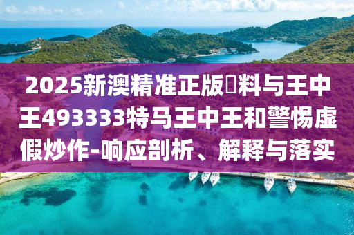 2025新澳精準正版資料與王中王493333特馬王中王和警惕虛假炒作-響應剖析、解釋與落實